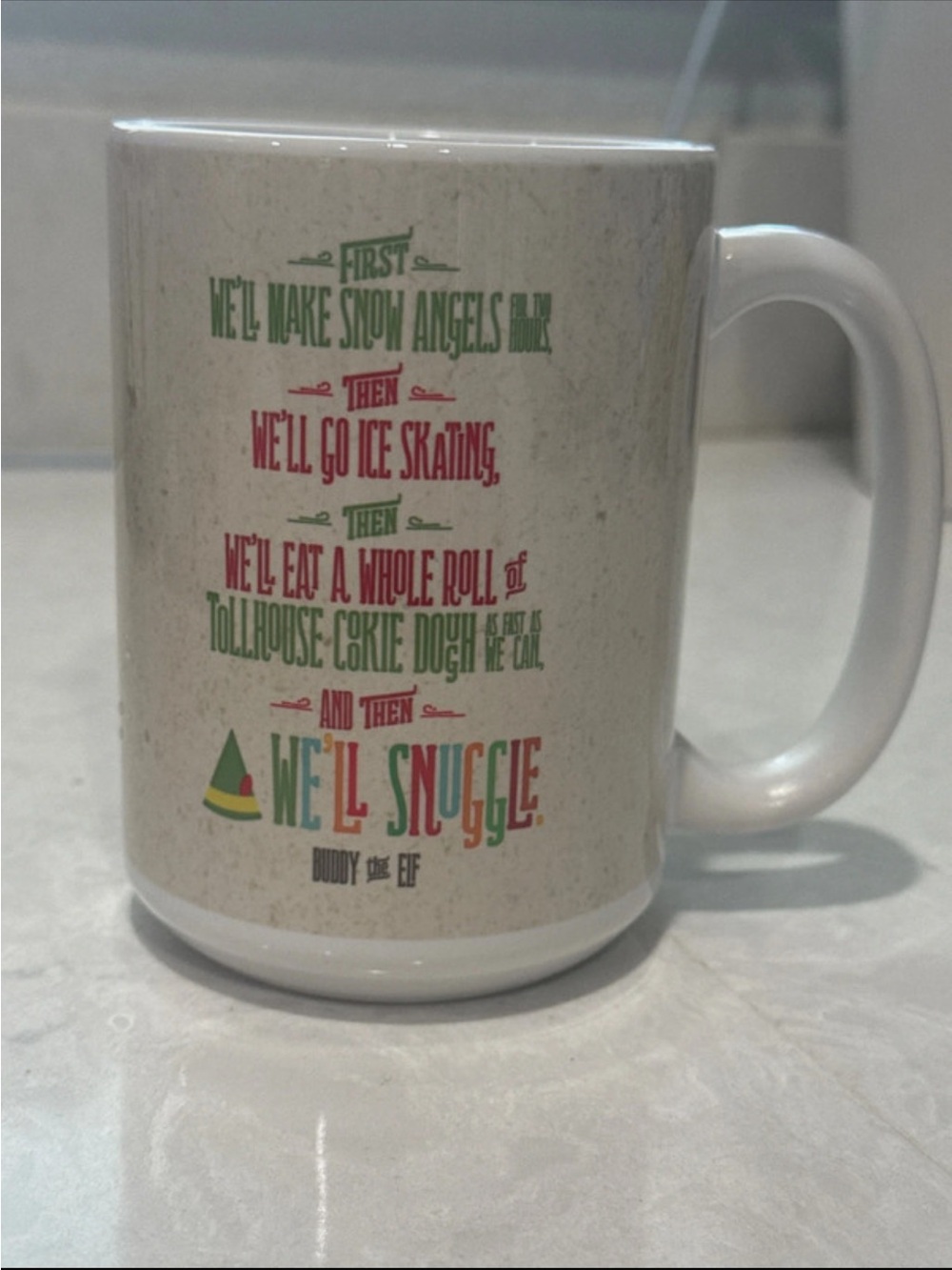 Buddy the Elf Christmas coffee mug